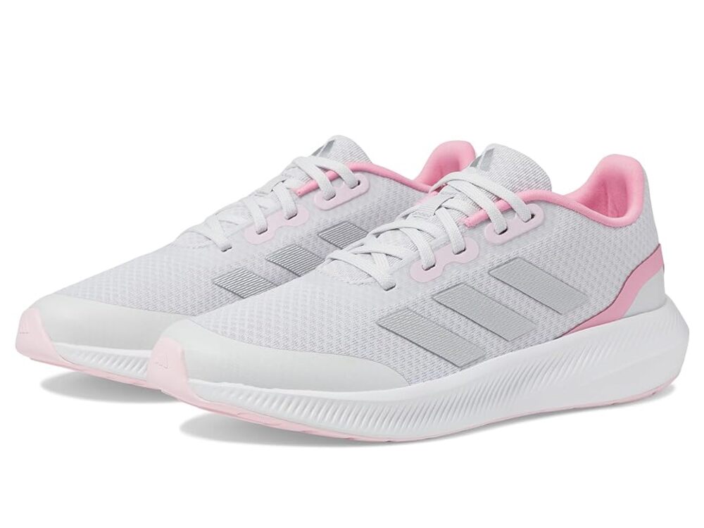 NWT Adidas Kids RunFalcon 3.0 (Dash Grey) Girl's Shoes, 11 Little Kid M